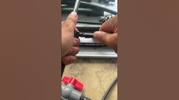 Cách kết nối bộ béc tưới cho cây sầu riêng vào ống LDPE