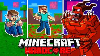 I Survived 100 DAYS as DEMON STEVE in HARDCORE Minecraft!