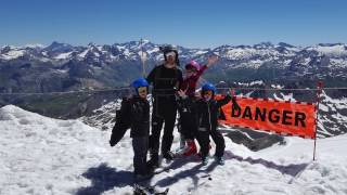 Summer skiing in Tignes - Sommer ski i Tignes 2016 HD