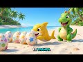 El Bebé Dinosaurio Cuenta Huevos 🥚 Episodio 5 ¡Números Sorpresa con el Tiburón Bebé y el Doctor