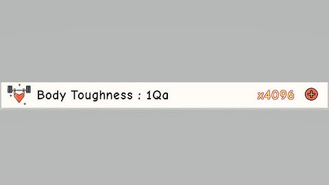 i finally got 1Qa body toughness in SPTS: Origin!