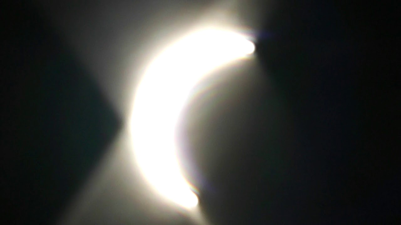 Solar Eclipse Footage - YouTube