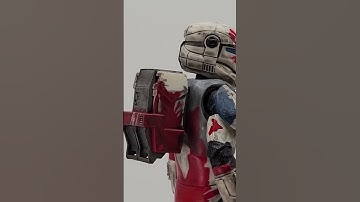 I weathered this Black Series Sev figure