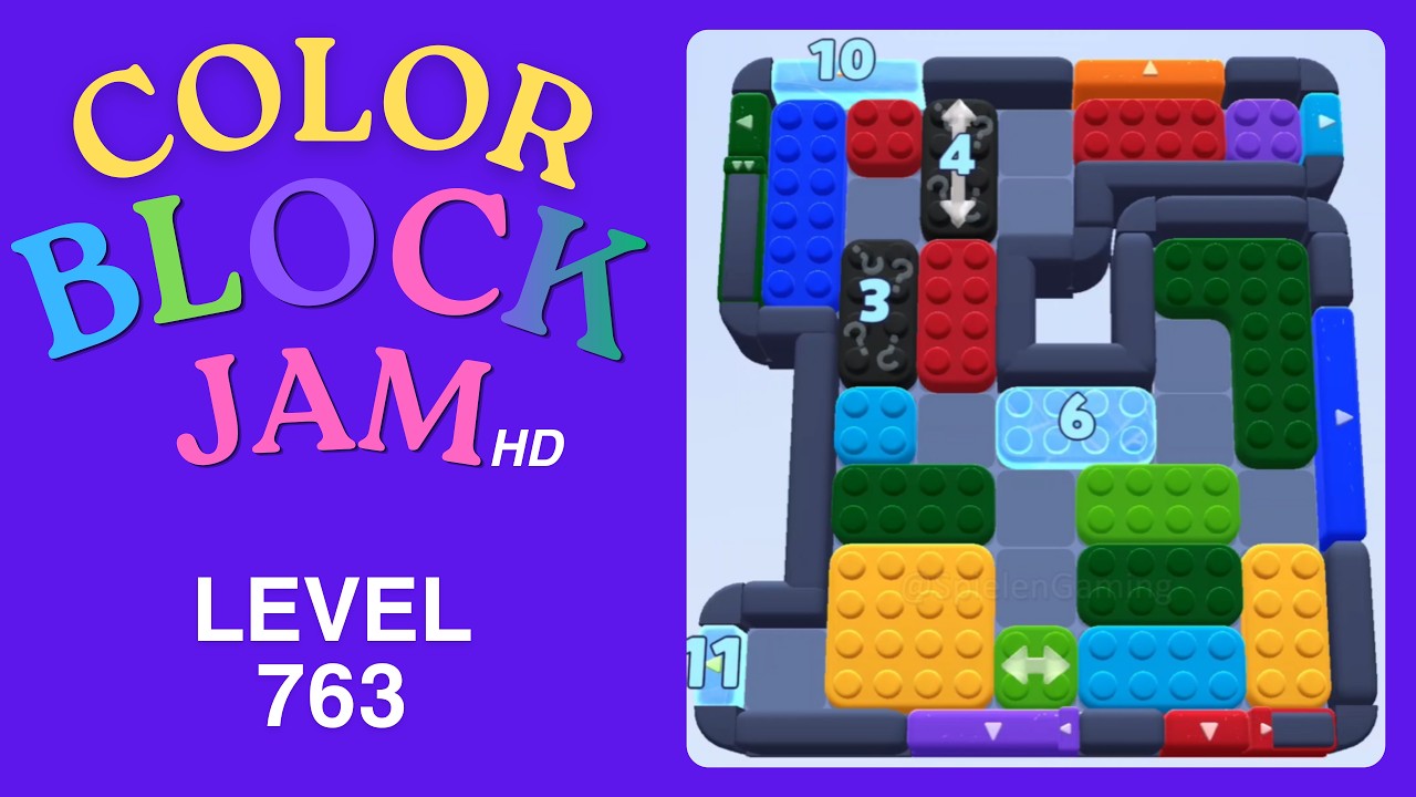 Color Block Jam Level 763 Solution Walkthrough - YouTube