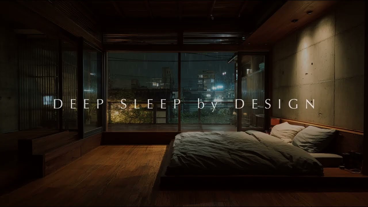 Cozy Rain Sounds for Deep Sleep | Tokyo View with No Disruptions