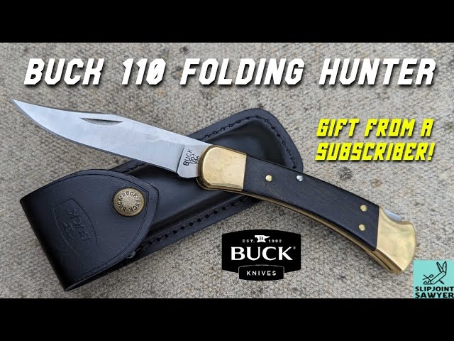 Buck 110 Folding Hunter Pocket Knife - A Gift From A Subscriber! 