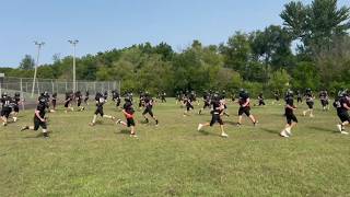 Bloomer football practice 8-10-26