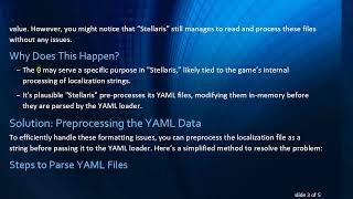 Solving Wrong .yml Format Errors in "Stellaris" Localization Files
