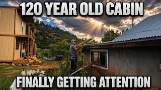 Finally Working on the 120 Year Old Cabin! (Lucky Acres Day 80)