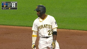 CHC@PIT: McCutchen hammers an RBI double to right
