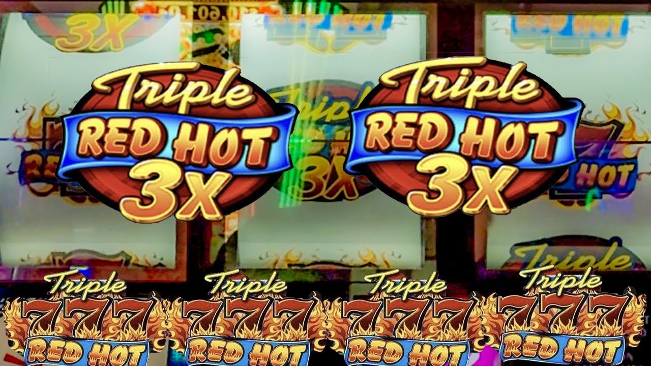 TRIPLE RED HOT WINNING SESSION 3 REEL CLASSIC SLOT!