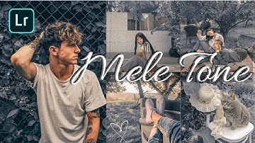Lightroom Mobile Presets Free Dng | Lightroom Presets Tutorial | Mele Tone Preset