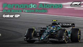 Fernando Alonso Full Race Team Radio | 2023 Qatar Grand Prix