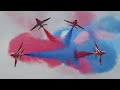 THRILLING RED ARROWS DISPLAY TEAM PAINTING THE SKIES AT RIAT 2025 4K THRILLING RED ARROWS DISPLAY TEAM PAINTING THE SKIES AT RIAT 2025 4K
