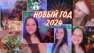 МОЙ НОВОГОДНИЙ ВЛОГ 2023 / 2024🎄❄️ ВТОРАЯ ЧАСТЬ♡🐲๑✨