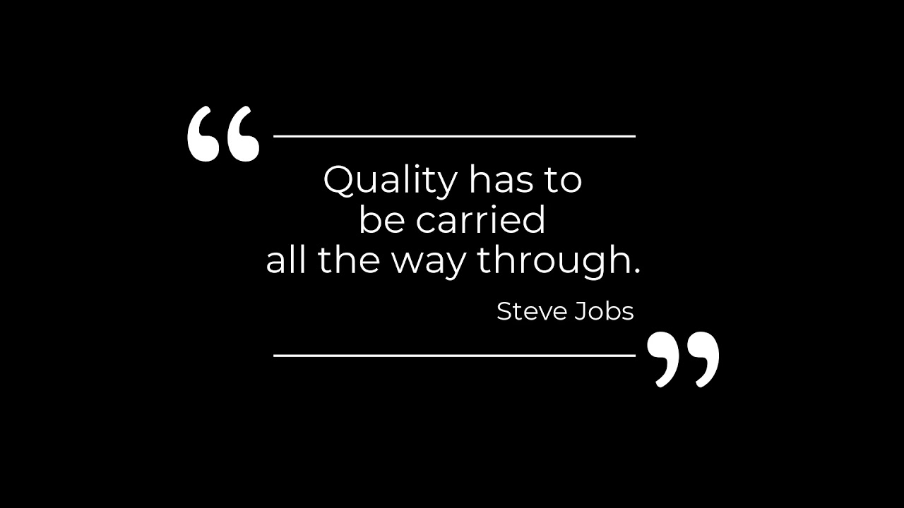 Steve Jobs Quality 12820 YouTube