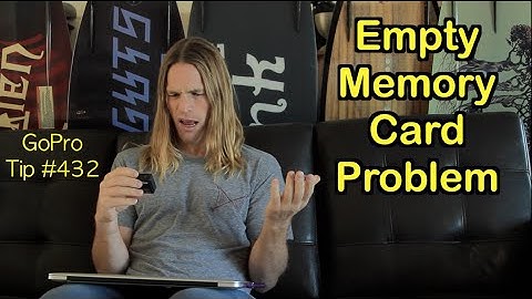Empty Memory Card Problem? - GoPro Tip #432 | MicBergsma