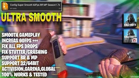 FIX FPS DROP OF COD MOBILE | CONFIG SUPER SMOOTH 60FPS BR MP | CODM CONFIG