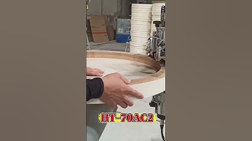 Hiệu Quả Với Máy Dán Cạnh Cong 2 Bàn Làm Việc Đồng Thời HT-70AC2