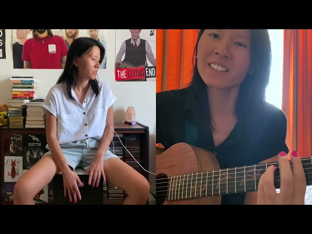 Two Of Us - The Beatles (Acoustic & Cajon Cover) by Christine Yeong class=