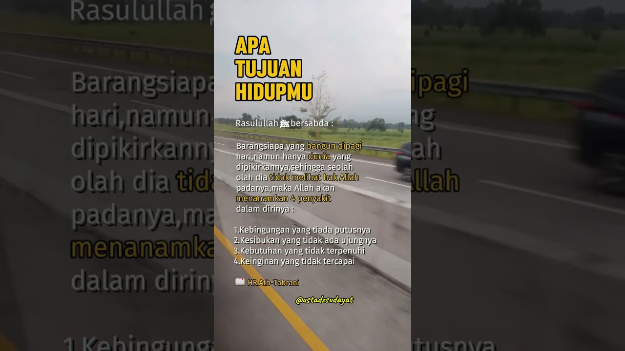 Apa Tujuan Hidupmu? 
