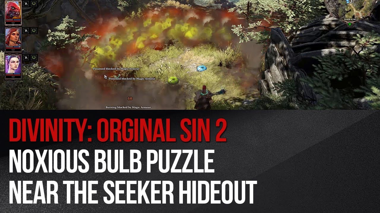 Divinity: Original Sin 2 - Noxious Bulb puzzle near the Seeker Hideout