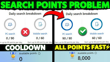 Lifetime Solution✅: Microsoft Rewards Search Points Not Working ( Cooldown ) Problem New Update