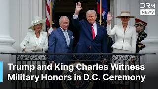 Trump, King Charles, Queen Camilla and Melania Watch Military Pass-in-Review at Royal Ceremony |AC1N