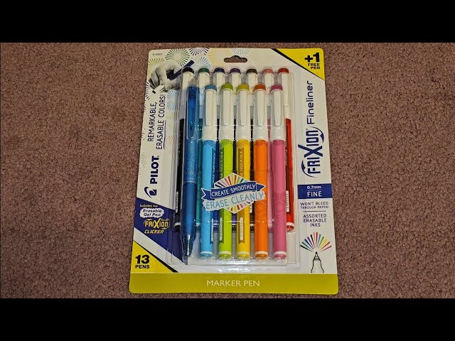 Fineliner Frixion 12 Pack Pilot Frixion Colours 12-pack Pen Store