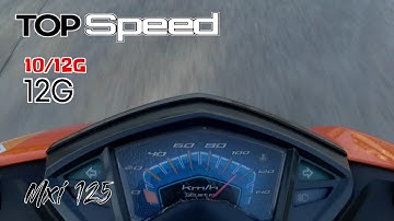 MXI 125 TOP SPEED | FLYBALL 10/12G COMBINATION & 12G STRAIGHT | ALL STOCK PULLEY SET & CLUTCH ASSY