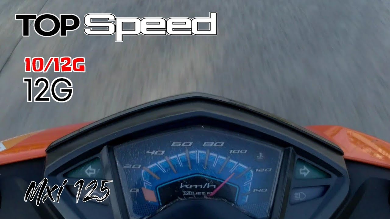 MXI 125 TOP SPEED | FLYBALL 10/12G COMBINATION & 12G STRAIGHT | ALL STOCK PULLEY SET & CLUTCH ASSY