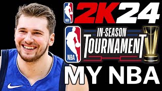 2K just added the In-Season Tournament in NBA 2K24 MyNBA!