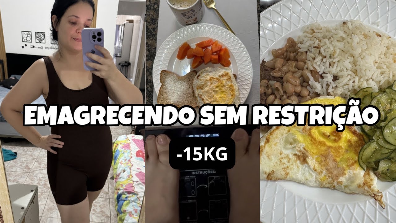 COMO ESTOU EMAGRECENDO SEM FAZER DIETA RESTRITIVA (diário real)