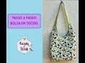 DIY - Passo a Passo Bolsa em Tecido Fácil de Fazer