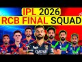 IPL 2026- RCB Final Squad|RCB Team 2026|RCB 2026 Squad||Edugate Cricket||
