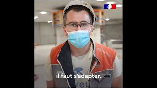 COVID19 | Le protocole sanitaire d'Eiffage sur le chantier du métro B à Rennes | Gouvernement screenshot 4