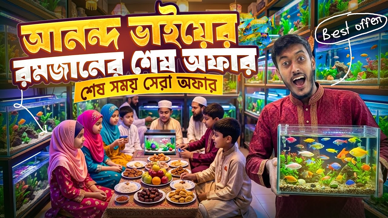 আনন্দ ভাইয়ের রমজানের শেষ অফার | Aquarium fish price in Bangladesh | Anondo & pets 