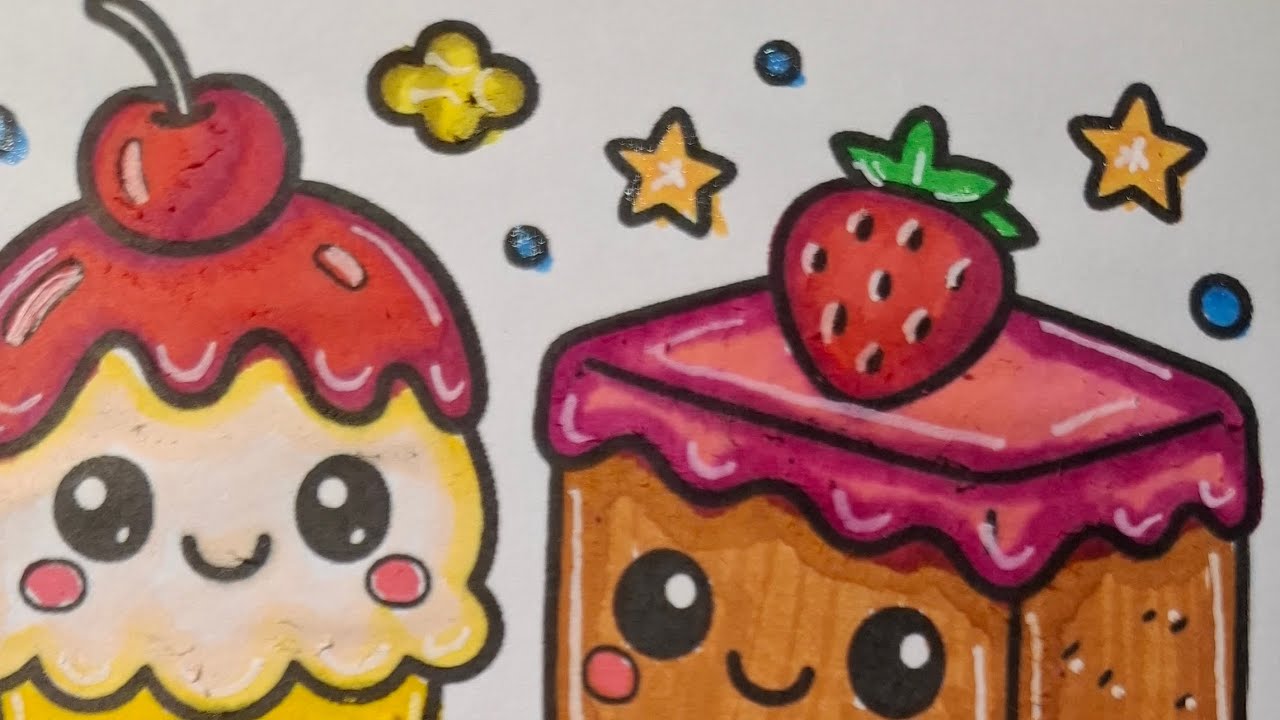 Yuk mewarnai gambar makanan 