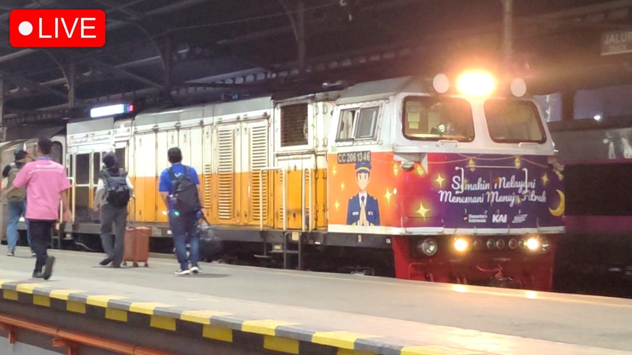 🔴 Live Hunting Kereta Api Indonesia : KERETA ARGO DI STASIUN CIREBON