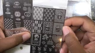 Designer Nail Stamping Plates F
