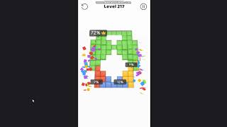 Clash of Blocks Level 211 212 213 214 215 216 217 218 219 220 screenshot 5