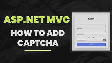 How to Implement Custom CAPTCHA in ASP.NET MVC (.NET 9) | Full Step-by-Step Guide