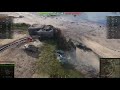 Ledge shove backfires (Overlord, World of Tanks)