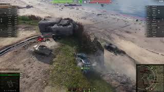 Ledge shove backfires (Overlord, World of Tanks)