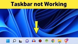 Taskbar Not Working in Laptop | Laptop me Taskbar Chal Nahi Raha hai | How to Fix Taskbar screenshot 4
