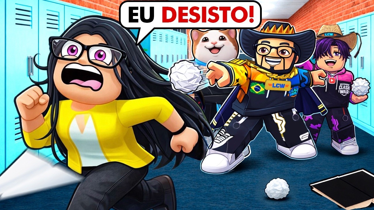 IRRITEI A PROFESSORA ATÉ ELA DESISTIR DA AULA NO ROBLOX 😱📚