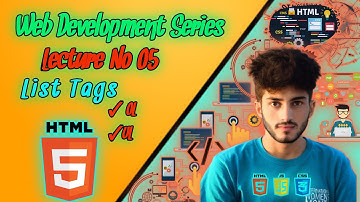 Part 5 || Lists in HTML || ordered list || unordered list || nested list || definition list ||