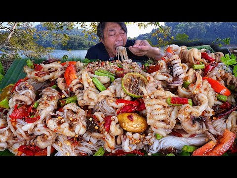 ตำซั่วหนาวหมึกกระดอง ตำน้ำปลาร้าข้นๆรสจัดๆเผ็ดๆ-16-11-2024-