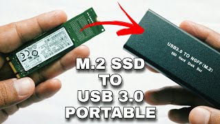 M.2 #SSD TO #USB DRIVE PORTABLE #CASE UNBOXING