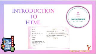 Introduction to HTML 1 (Class 6)